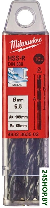 Набор сверл Milwaukee 4932363502 (10 предметов) Набор сверл Milwaukee 4932363502 (10 предметов)