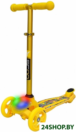 Самокат Y-Scoo RT Trio Diamond 120 Kaleidoscope (желтый) Самокат Y-Scoo RT Trio Diamond 120 Kaleidoscope (желтый)