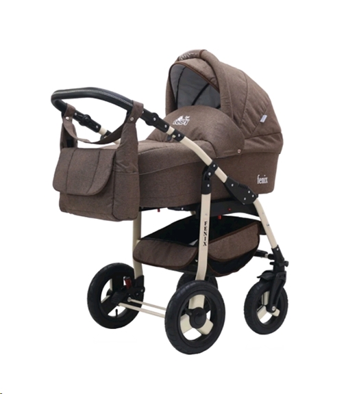 Детская универсальная коляска Rant Fenix Prime 2 в 1 (05, коричневый лен) Детская универсальная коляска Rant Fenix Prime 2 в 1 (05, коричневый лен)