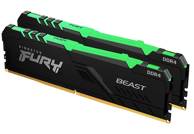 Оперативная память Kingston FURY Beast RGB 2x8GB DDR4 PC4-24000 KF430C15BBAK2/16 Оперативная память Kingston FURY Beast RGB 2x8GB DDR4 PC4-24000 KF430C15BBAK2/16