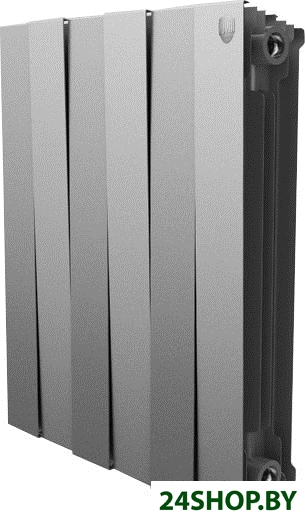 Радиатор биметаллический Royal Thermo PianoForte 500 Silver Satin (3 секции) Радиатор биметаллический Royal Thermo PianoForte 500 Silver Satin (3 секции)