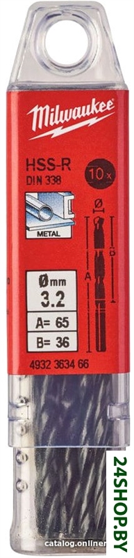 Набор сверл Milwaukee 4932363466 (10 предметов) Набор сверл Milwaukee 4932363466 (10 предметов)