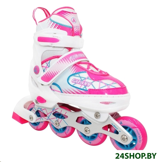 Роликовые коньки Alpha Caprice Galaxy (р. 39-42, розовый) Роликовые коньки Alpha Caprice Galaxy (р. 39-42, розовый)