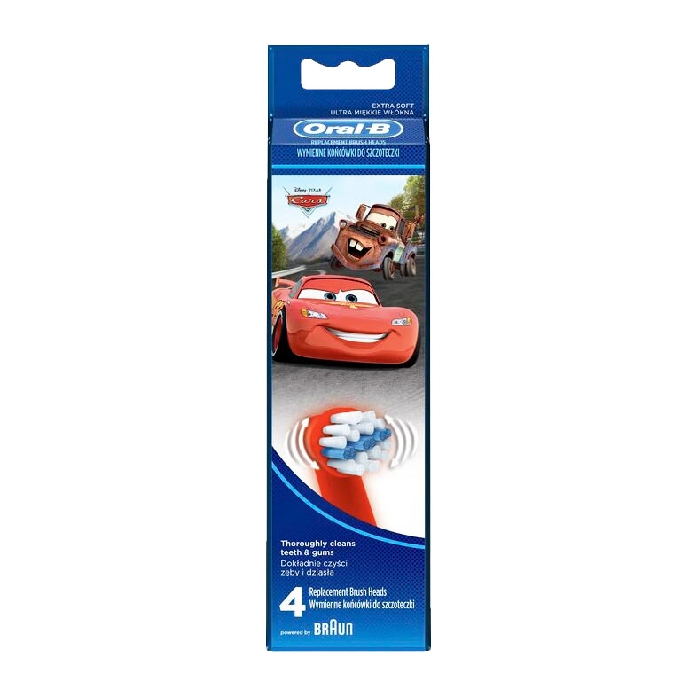 Сменные насадки Oral-B Stages Power EB10K/EB10-2 Kids Disney Тачки Сменные насадки Oral-B Stages Power EB10K/EB10-2 Kids Disney Тачки