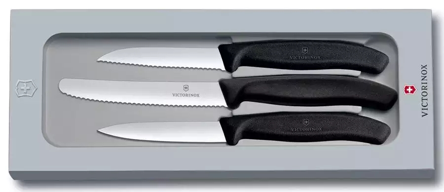 Набор кухонных ножей Victorinox Swiss Classic Paring (6.7113.3G) (черный) Набор кухонных ножей Victorinox Swiss Classic Paring (6.7113.3G) (черный)