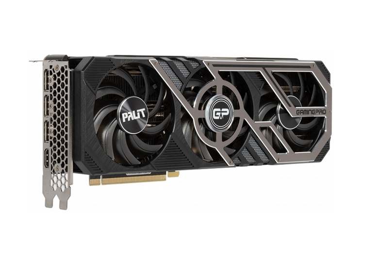 Видеокарта Palit GeForce RTX 3080 GamingPro OC 10GB GDDR6X NED3080S19IA-132AA Видеокарта Palit GeForce RTX 3080 GamingPro OC 10GB GDDR6X NED3080S19IA-132AA