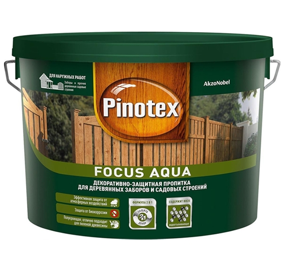 Пропитка Pinotex Focus Aqua 2.5 л (рябина) Пропитка Pinotex Focus Aqua 2.5 л (рябина)