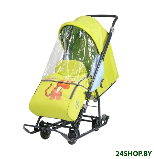 Санки-коляска Nika Disney-baby 1. Винни и друзья: Тигруля DB1/3 (лимонный) Санки-коляска Nika Disney-baby 1. Винни и друзья: Тигруля DB1/3 (лимонный)