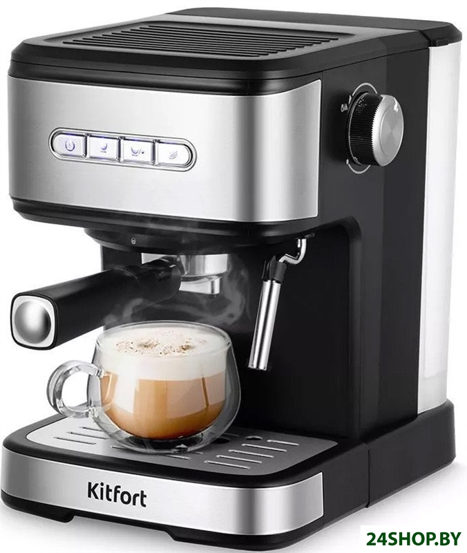 Рожковая кофеварка Kitfort KT-7225 Рожковая кофеварка Kitfort KT-7225