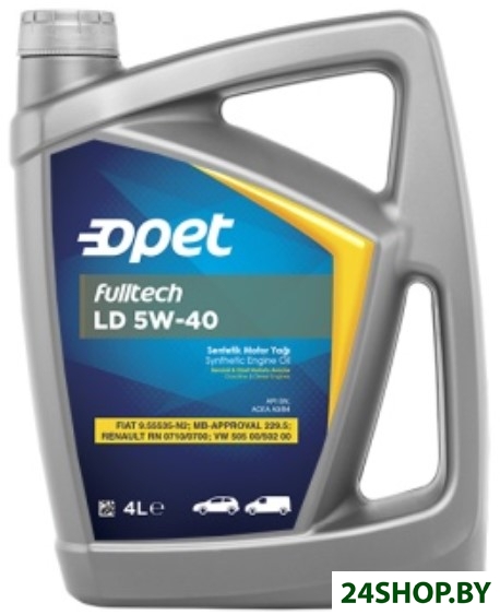 Моторное масло Opet Fulltech LD 5W40 4л Моторное масло Opet Fulltech LD 5W40 4л