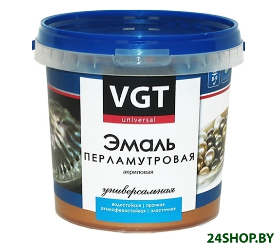 Эмаль VGT ВД-АК-1179 универсальная перламутровая (жемчуг, 0.23 кг) Эмаль VGT ВД-АК-1179 универсальная перламутровая (жемчуг, 0.23 кг)
