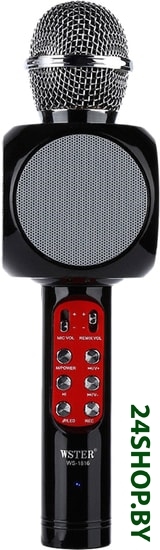 Микрофон Wster WS-1816 (черный) Микрофон Wster WS-1816 (черный)