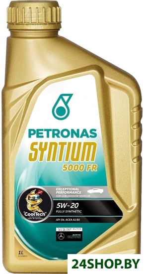 Моторное масло Petronas Syntium 5000 FR 5W-20 1л Моторное масло Petronas Syntium 5000 FR 5W-20 1л