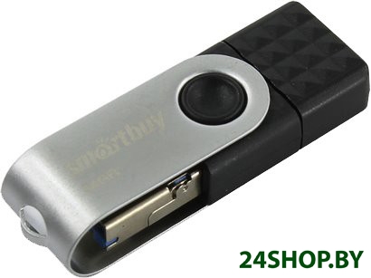 USB Flash Smart Buy Double 64GB SB64GBTRIO (черный) USB Flash Smart Buy Double 64GB SB64GBTRIO (черный)