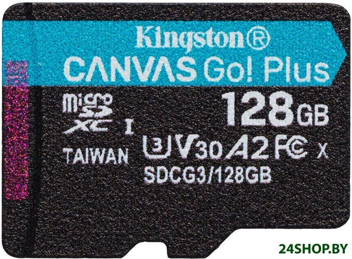 Карта памяти Kingston Canvas Go! Plus microSDXC 128GB (SDCG3/128GBSP) Карта памяти Kingston Canvas Go! Plus microSDXC 128GB (SDCG3/128GBSP)