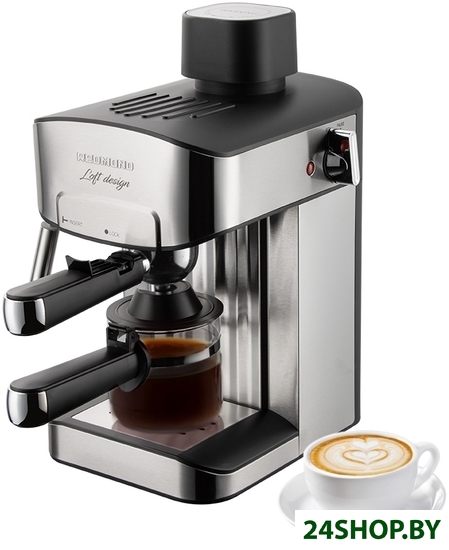Рожковая бойлерная кофеварка Redmond RCM-M1523 Рожковая бойлерная кофеварка Redmond RCM-M1523