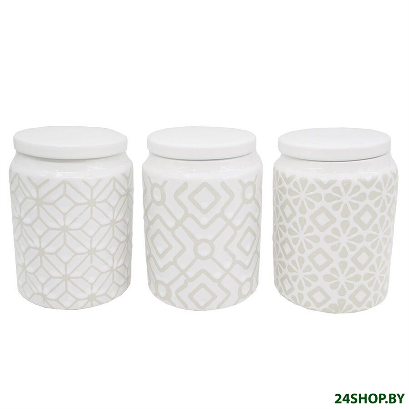 Набор емкостей для хранения Maestro Pattern MR-20033-03CS Набор емкостей для хранения Maestro Pattern MR-20033-03CS