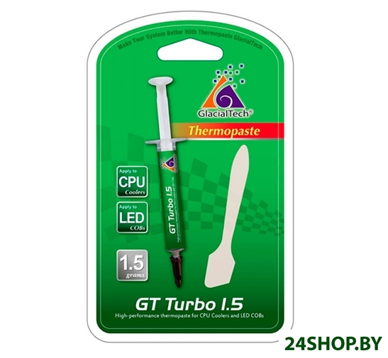 Термопаста GlacialTech GT Turbo 1.5 (1.5 г) Термопаста GlacialTech GT Turbo 1.5 (1.5 г)