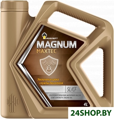 Моторное масло Роснефть Magnum Maxtec 5W-30 4л Моторное масло Роснефть Magnum Maxtec 5W-30 4л