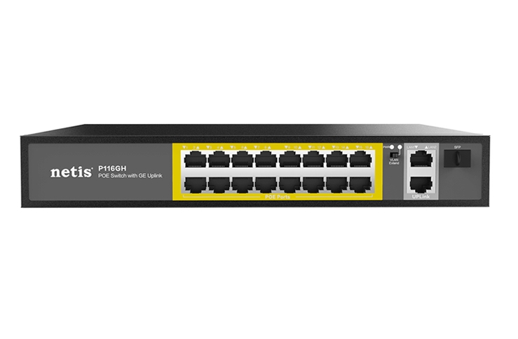 Неуправляемый коммутатор Netis P116GH Неуправляемый коммутатор Netis P116GH