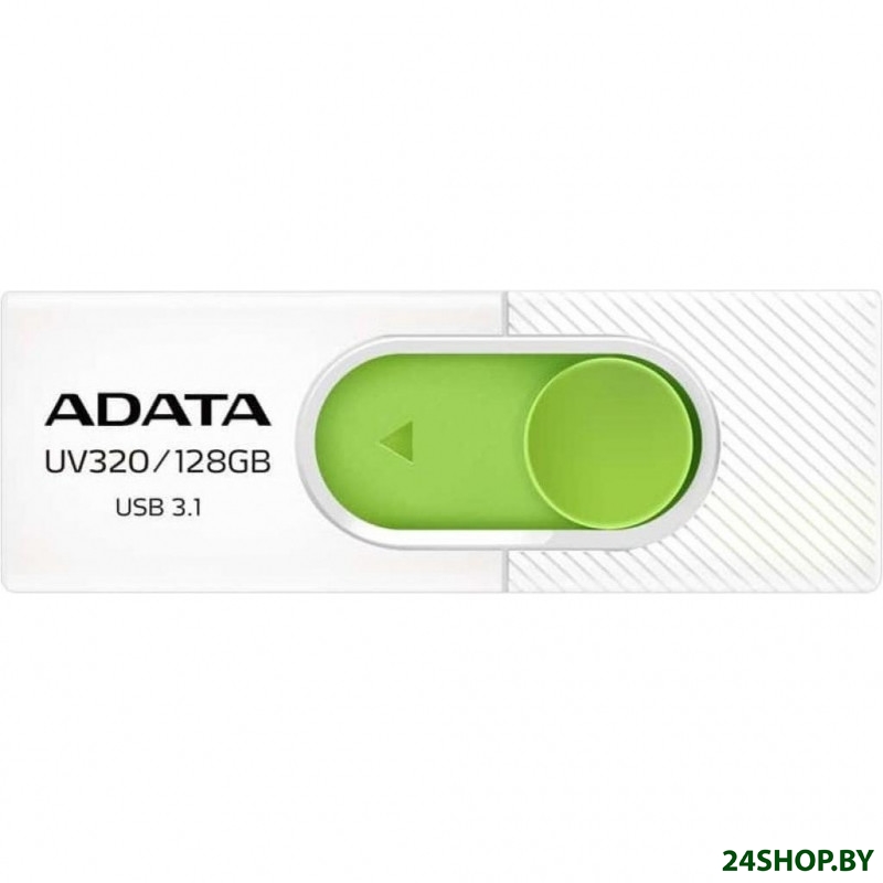 USB Flash A-Data UV320 128GB (белый/зеленый) USB Flash A-Data UV320 128GB (белый/зеленый)