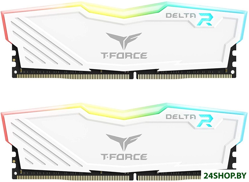 Оперативная память Team T-Force Delta RGB 2x8ГБ DDR4 3200 МГц TF4D416G3200HC16FDC01 Оперативная память Team T-Force Delta RGB 2x8ГБ DDR4 3200 МГц TF4D416G3200HC16FDC01