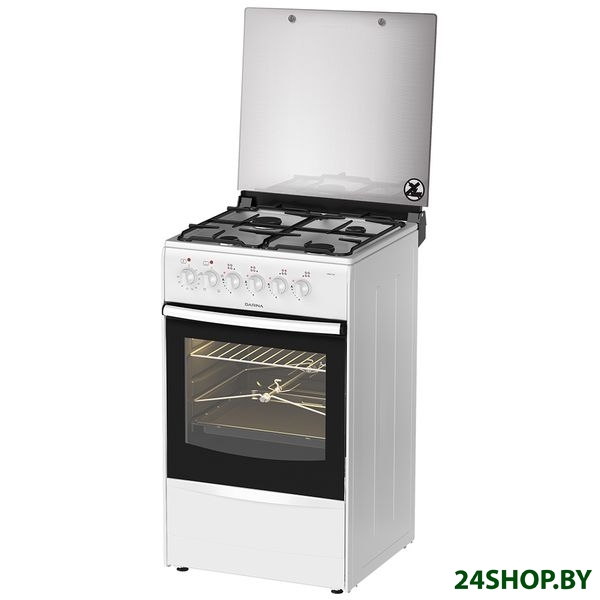 Газоэлектрическая плита Дарина KM441 306, стиль B, цвет W Газоэлектрическая плита Дарина KM441 306, стиль B, цвет W