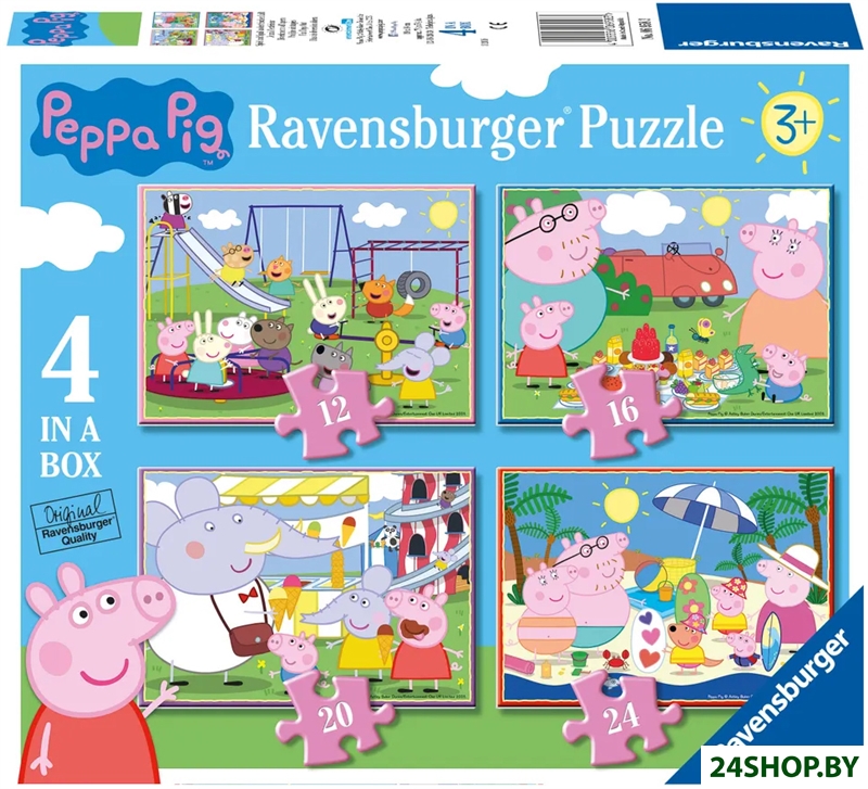 Набор пазлов Ravensburger Свинка Пеппа R06958 (72 эл) Набор пазлов Ravensburger Свинка Пеппа R06958 (72 эл)