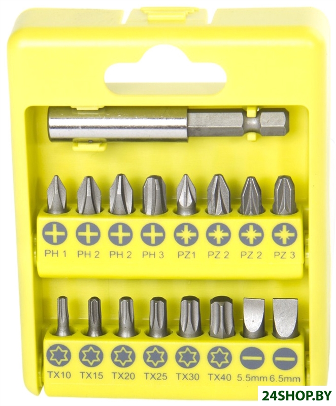 Набор бит Ryobi RAK17SD (17 предметов) Набор бит Ryobi RAK17SD (17 предметов)