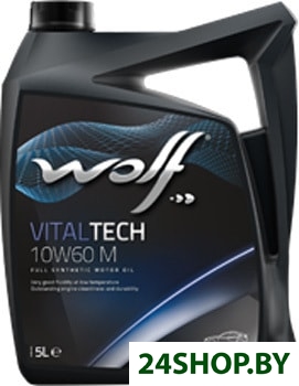Моторное масло Wolf VitalTech 10W-60 M 5л Моторное масло Wolf VitalTech 10W-60 M 5л