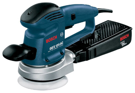 Эксцентриковая шлифмашина Bosch GEX 125 AC (0.601.372.565) Эксцентриковая шлифмашина Bosch GEX 125 AC (0.601.372.565)