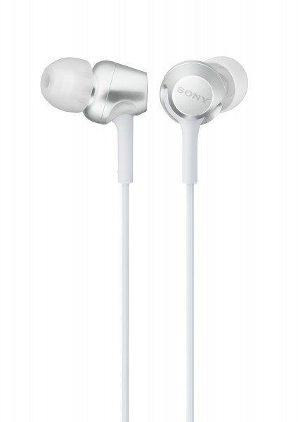 Наушники с микрофоном Sony MDR-EX255AP (белый) Наушники с микрофоном Sony MDR-EX255AP (белый)