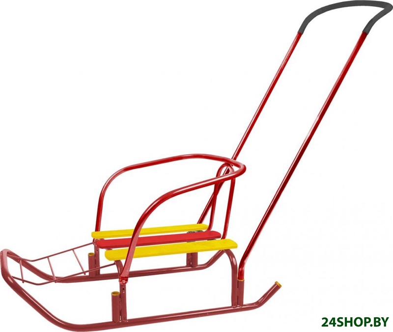 Санки Nika Ветерок 7+ В7+/К (красный) Санки Nika Ветерок 7+ В7+/К (красный)