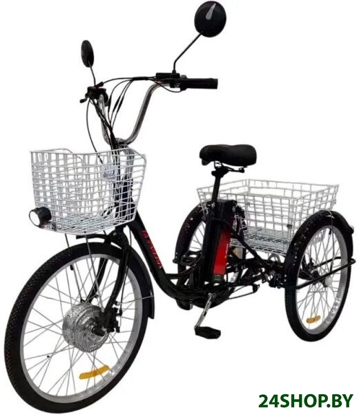 Электровелосипед AVM E-Alfa Trike 24 (черный) Электровелосипед AVM E-Alfa Trike 24 (черный)