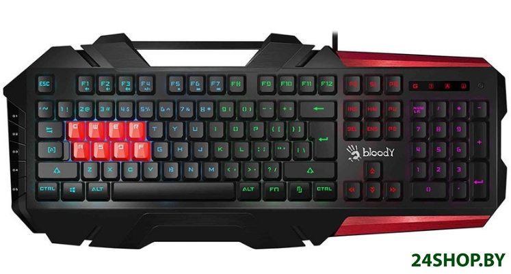 Клавиатура A4Tech Bloody B3590R (черный/красный) Клавиатура A4Tech Bloody B3590R (черный/красный)