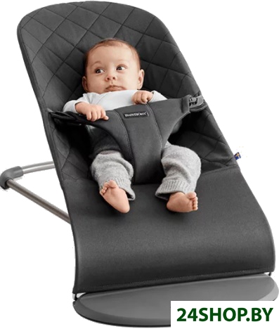 Шезлонг BabyBjorn Bouncer Bliss (антрацит) Шезлонг BabyBjorn Bouncer Bliss (антрацит)