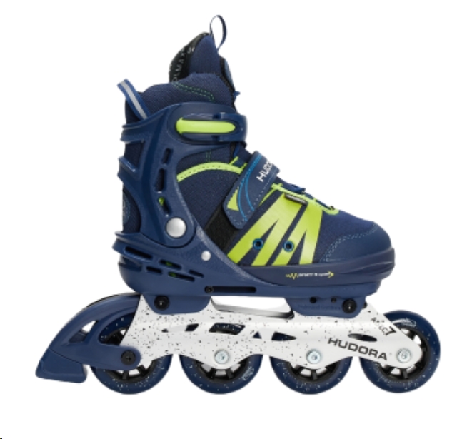 Роликовые коньки Hudora Inline Comfort (р. 29-34, темно-синий) Роликовые коньки Hudora Inline Comfort (р. 29-34, темно-синий)