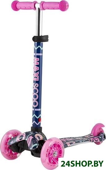 Трехколесный самокат Maxiscoo Baby MSC-B082008 (фламинго) Трехколесный самокат Maxiscoo Baby MSC-B082008 (фламинго)