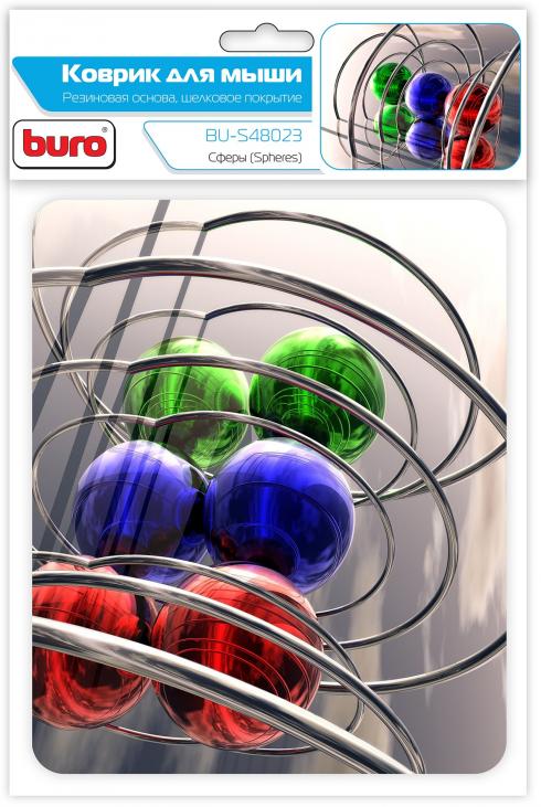 Коврик для мыши Buro BU-S48023 (сферы) Коврик для мыши Buro BU-S48023 (сферы)