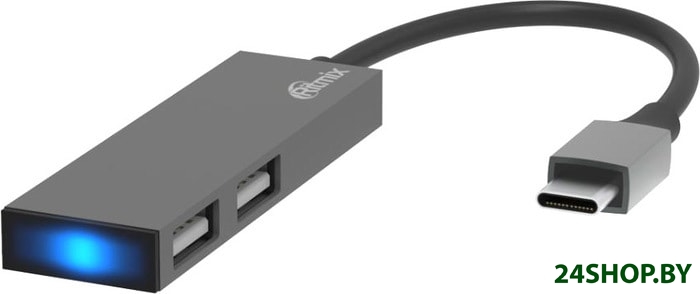 USB-хаб Ritmix CR-4201 Metal USB-хаб Ritmix CR-4201 Metal