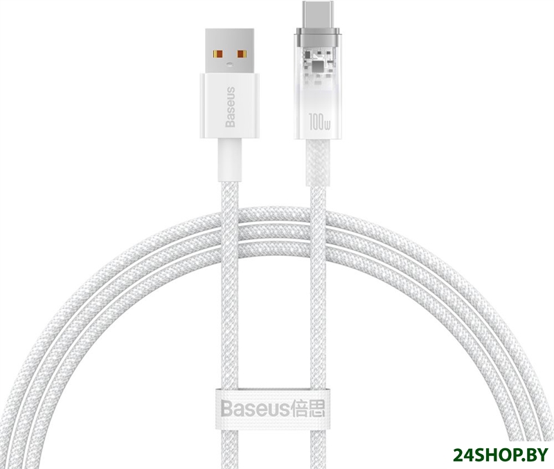 Кабель Baseus Explorer Series Fast Charging Cable with Smart Temperature Control 100W USB Type-A - U Кабель Baseus Explorer Series Fast Charging Cable with Smart Temperature Control 100W USB Type-A - U