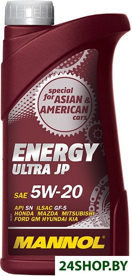 Моторное масло Mannol Energy Ultra JP 5W-20 API SN 1л Моторное масло Mannol Energy Ultra JP 5W-20 API SN 1л