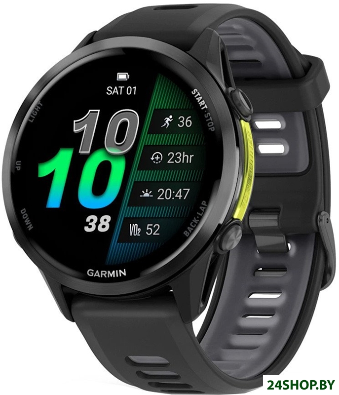 Умные часы Garmin Forerunner 970 47 мм (темно-серый/серый) Умные часы Garmin Forerunner 970 47 мм (темно-серый/серый)