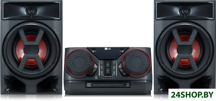 Мини-система LG X-Boom CK43 (с колонками CKS43F) Мини-система LG X-Boom CK43 (с колонками CKS43F)