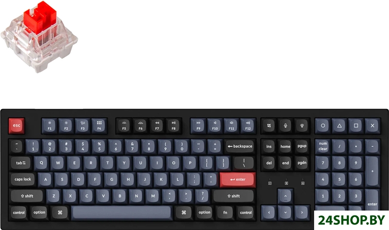 Клавиатура Keychron K10 Pro RGB K10P-H1-RU (Keychron K Pro Red) Клавиатура Keychron K10 Pro RGB K10P-H1-RU (Keychron K Pro Red)