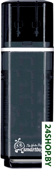 Флеш-память SmartBuy Glossy series 16 Gb Black (SB16GBGS-K) Флеш-память SmartBuy Glossy series 16 Gb Black (SB16GBGS-K)