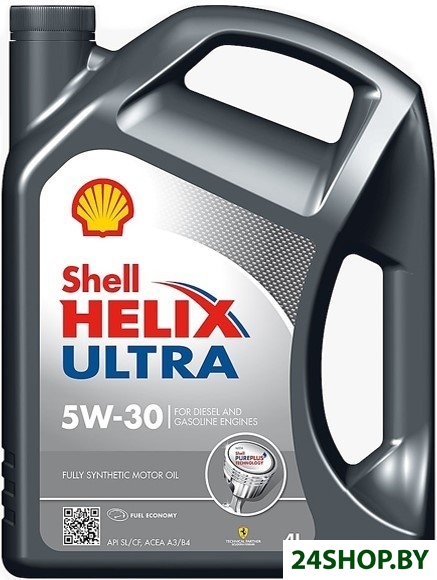 Моторное масло Shell Helix Ultra 5W-30 4л Моторное масло Shell Helix Ultra 5W-30 4л