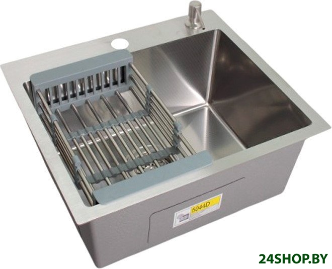 Кухонная мойка Wisent WS-35044D/GER013 (с сифоном, дозатором и коландером) Кухонная мойка Wisent WS-35044D/GER013 (с сифоном, дозатором и коландером)