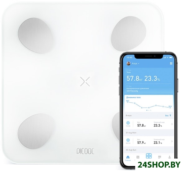 Напольные весы Picooc Mini Lite (белый) Напольные весы Picooc Mini Lite (белый)