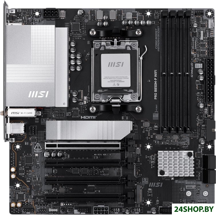 Материнская плата MSI Pro B850M-P WiFi Материнская плата MSI Pro B850M-P WiFi